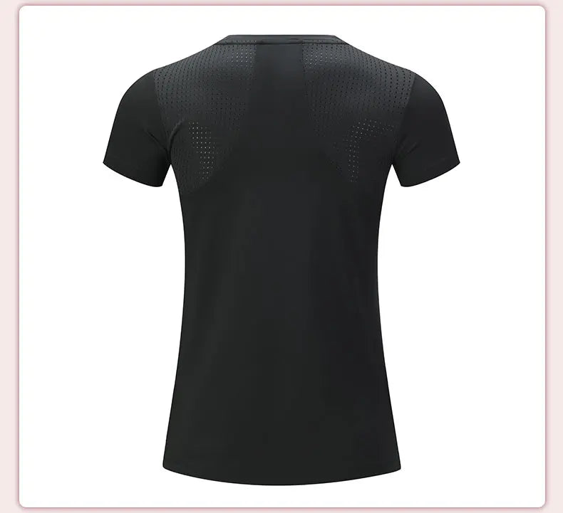 Women Gym Jogging Top Fitness Quick Dry Yoga Shirts Short Sleeve Mesh  Athletic Shirt Outdoor Running Sporting Sweat Suits Pink