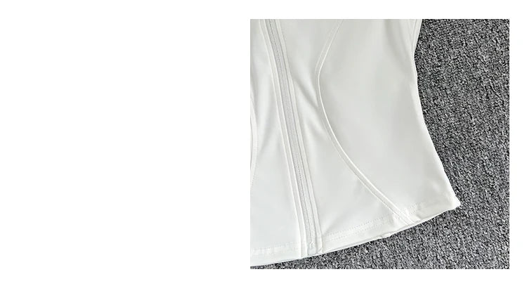 Women's Slim Fit Sport Sleeveless Top Quick Dry Elastic Stand Collar Yoga Fitness Clothing Summer Zipper