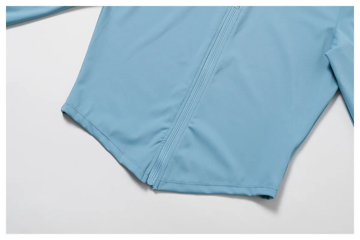 Women's Gym Exercise Shirt Yoga Long Sleeve Sportswear Top Zipper Jacket Gym Push Up Workout Tops Running Cycling Sportswear