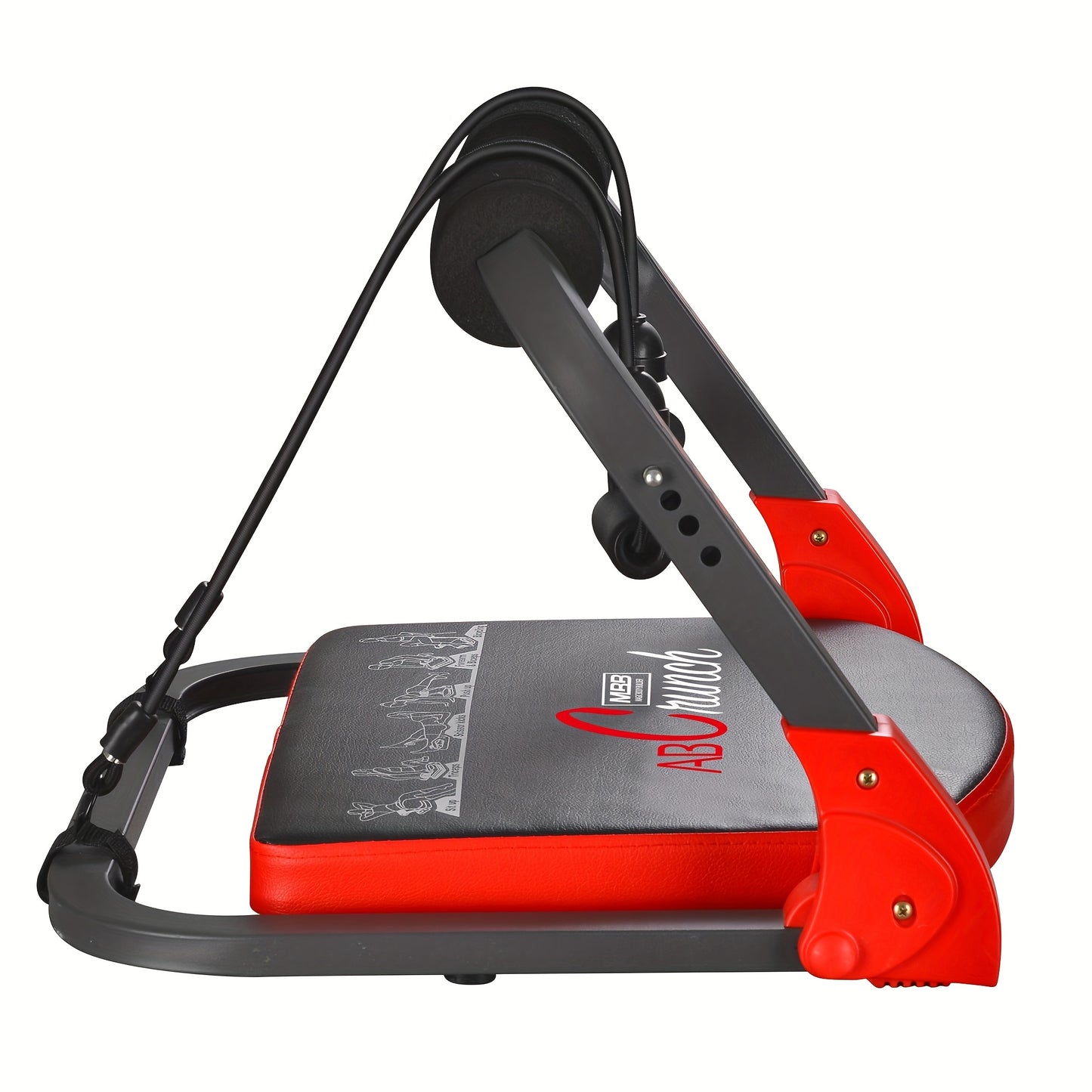 Iron Ab Core Workout Machine - 21-in-1 Sit Up & Push Up Exercise Bench with Resistance Bands - Universal Home Gym Equipment for Abdominal Strength Training - For Fitness Enthusiasts - Ideal for Independence Day, Thanksgiving,