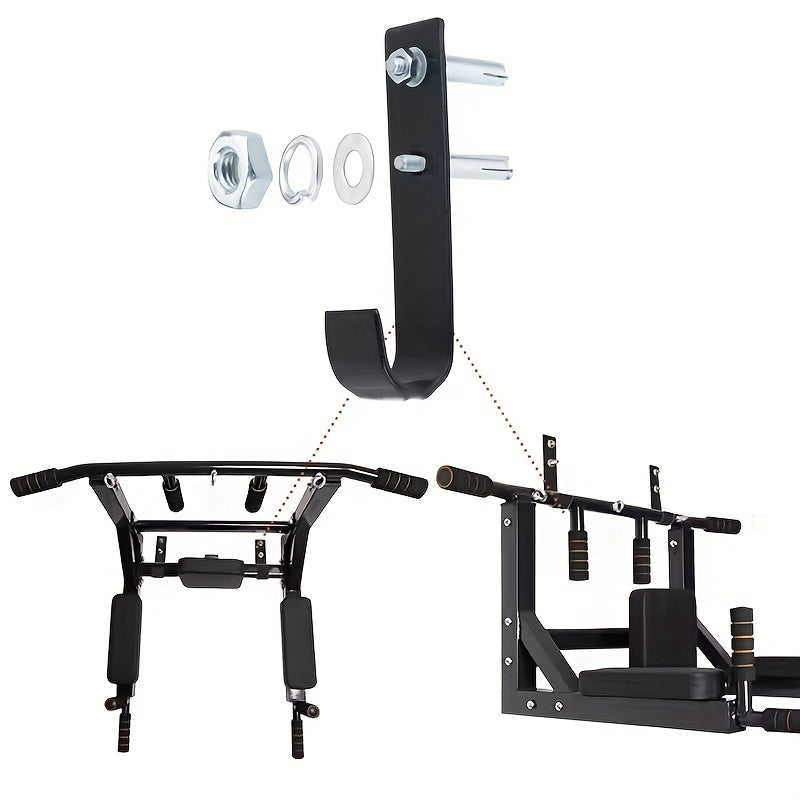 1pc Premium Wall Mounted Pull-Up Bar - Essential for Core Strength Training, Muscle Building, and Fitness - Home Gym Equipment for Upper Body Workout